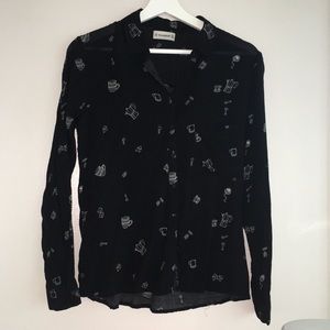 Pull & Bear button down blouse